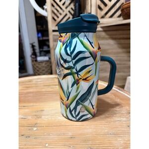 TAL Hydration 40oz Insulated Tumbler With Handle Flip Lid Botanical
